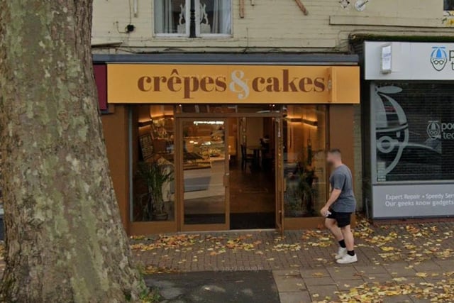 Crepes and Cakes, at 401 Ecclesall Road, was given a food hygiene rating of three on November 4, 2022. Hygienic food handling: Good. Cleanliness and condition of facilities and building: Generally satisfactory. Management of food safety: Generally satisfactory .