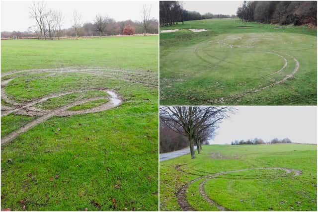 Grange Golf Course in Rotherham will be out of action "for months" after it was torn up by quad bikes and motorbikes in the last few days.
