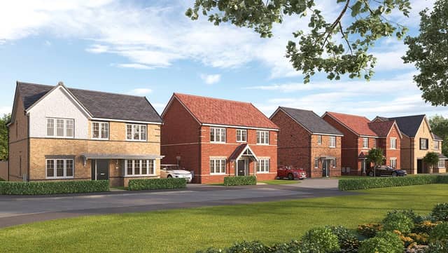 An artist's impression of an Avant Homes development.