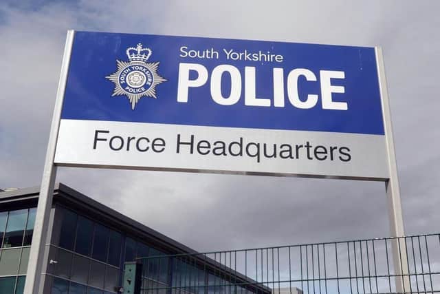 A South Yorkshire Police worker was sacked after violence flared in a McDonald's restaurant