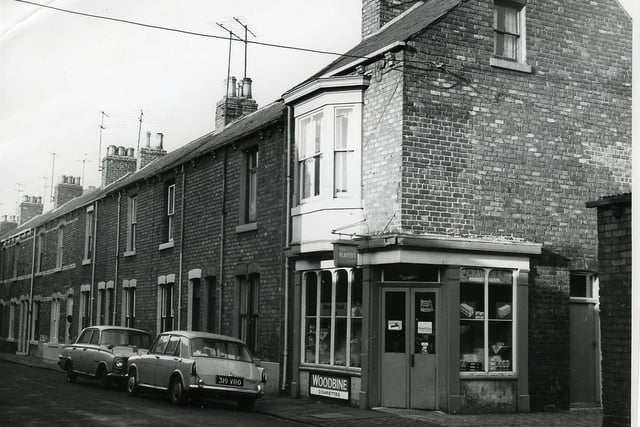 Gainford Street showing the corner shop which was thought to have been called Cauldrens. Remember it? Photo: Hartlepool Library Service.