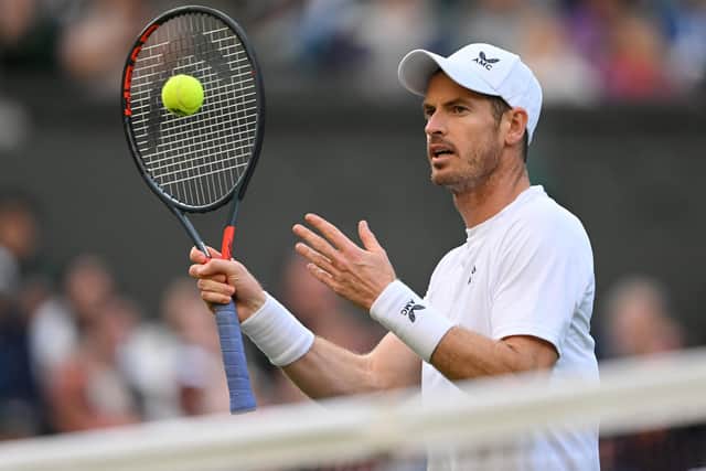 Andy Murray of Great Britain at Wimbledon 2022. (Photo by Shaun Botterill/Getty Images)