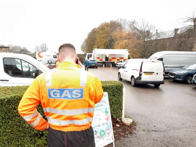 The gas supply for around 2,000 homes in the suburbs of Stannington and Hillsborough was cut off on December 2 when a water pipe burst and leaked into the gas main.