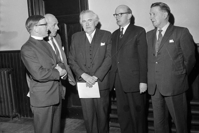 Sir William MacTaggart was the speaker at the opening meeting of the Literary Society of Colinton Parish Church in October 1964.