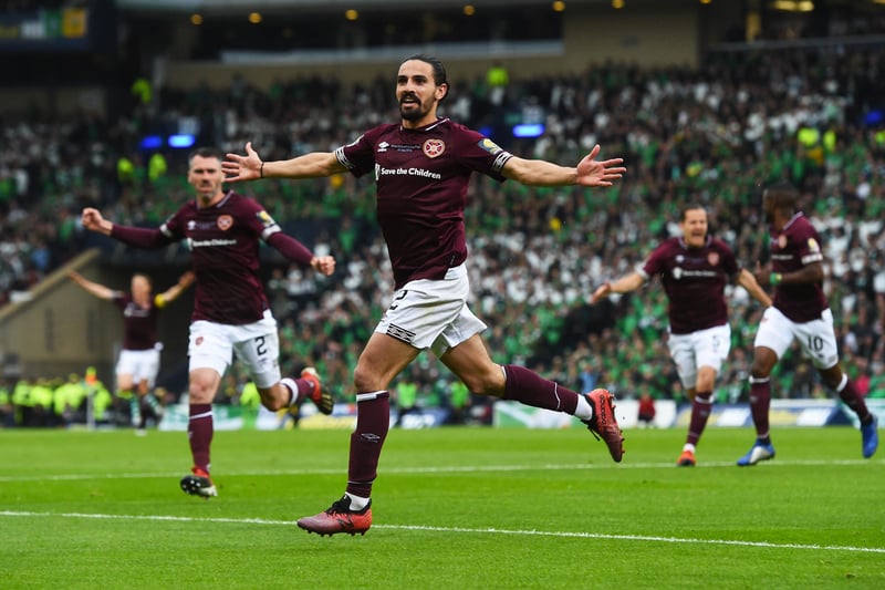 Edwards didn't feature much for Hearts but scored in a Scottish Cup final, which left some positive Jambos memories despite eventual defeat to Celtic.

"The noise when that went in was deafening. The look on my kids faces will stay with me forever."