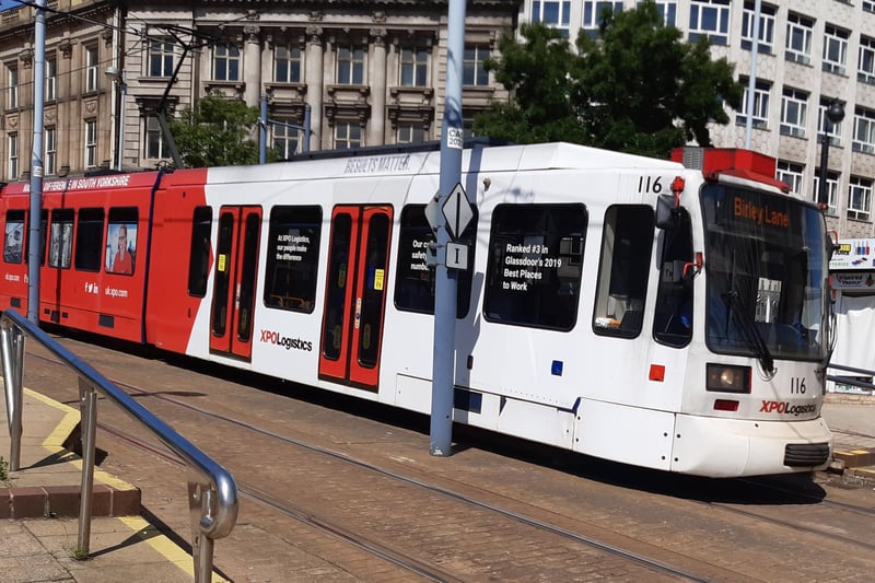 The supertram light rail system services residents across Sheffield with a modern tram network, which, with team train, will even now go into Rotherham