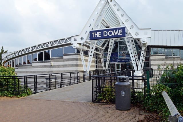 The Dome Leisure Centre, is home to the UK's only split level ice rink.