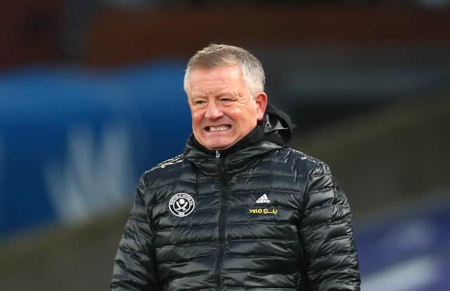 Sheffield United boss Chris Wilder is heading for a new experience as a manager - relegation. Clive Rose/PA Wire.