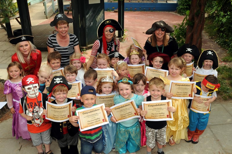 The Sue Hedley Nursery graduation ceremony in 2013 and it looks like it had a pirate theme. Remember this?