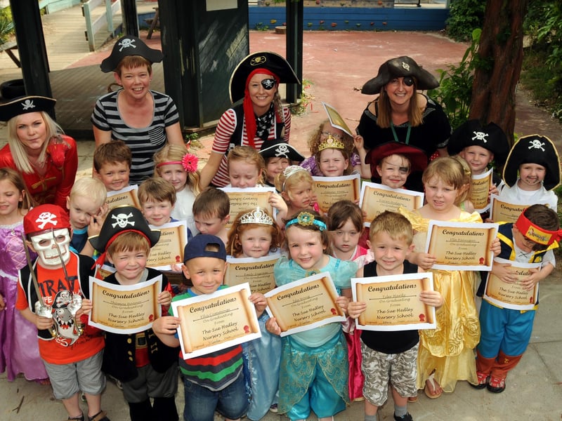 The Sue Hedley Nursery graduation ceremony in 2013 and it looks like it had a pirate theme. Remember this?