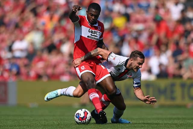 Sheffield United skipper Billy Sharp was injured during the Blades' clash with Middlesbrough on Sunday (Stu Forster/Getty Images)