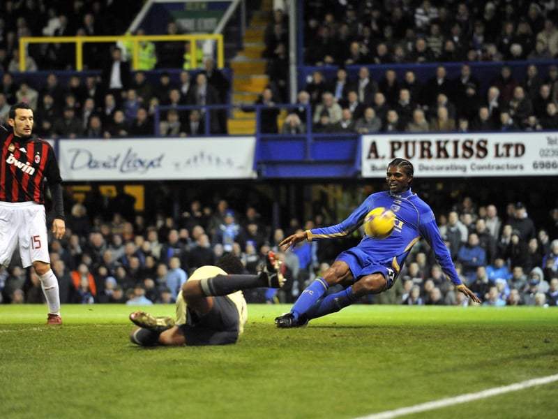 Pompey v AC Milan 2008-09