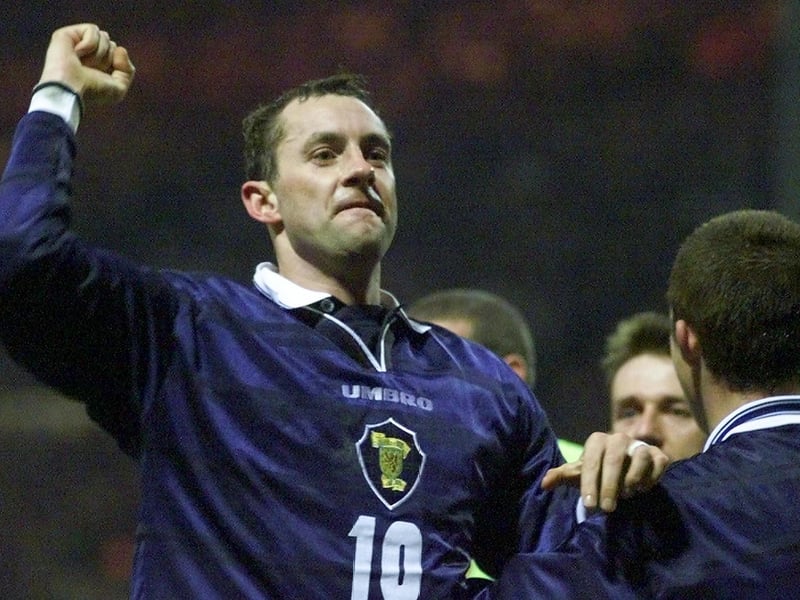 Don Hutchinson was the man to head past David Seaman, clinching victory for Scotland in the last ever match with England at the old Wembley.