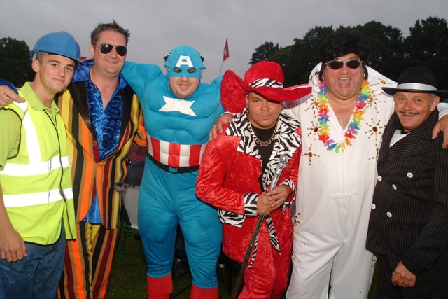 A Dinnington group  of friends enjoying a night out at Clumber Park for an outdoor concert back in 2007