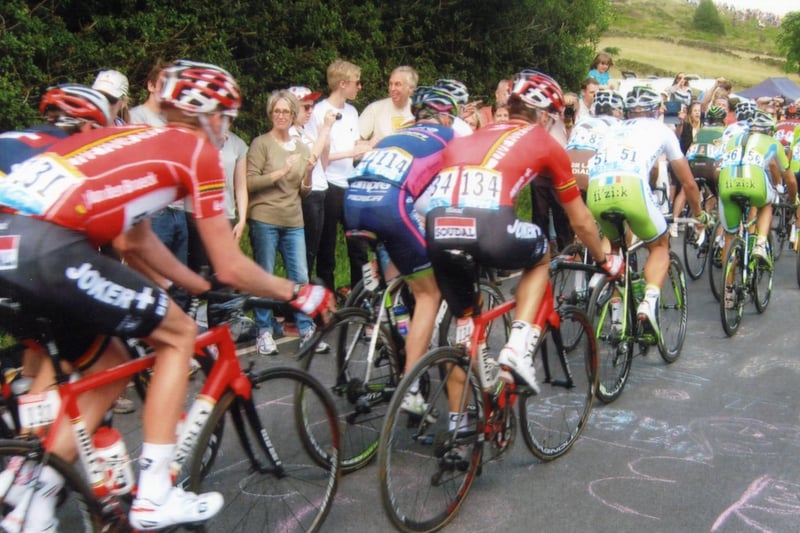 The Tour de Yorkshire cycling race passes through Bradfield in 2017.