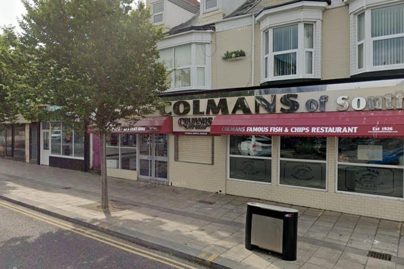 Colmans of South Shields, on Ocean Road, has a rating of 4.6 from 2,232 reviews.