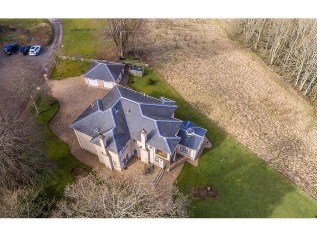Aerial view of property.