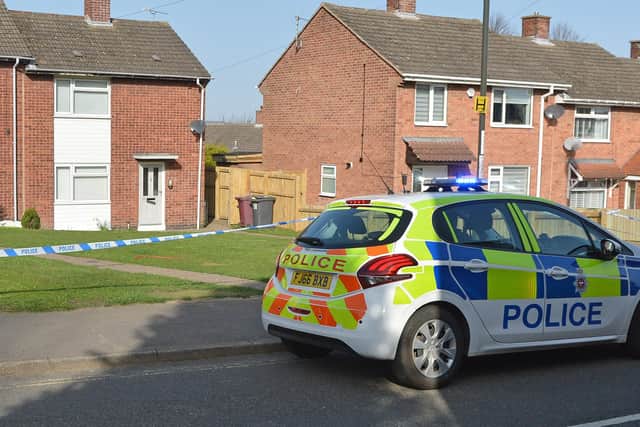 Police activity on Westthorpe Road, Killamarsh, after a serious assault (Photo: Bryan Eyre)