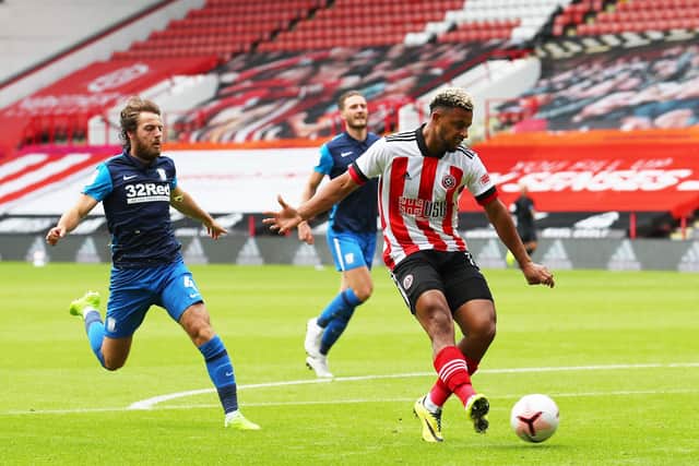 Lys Mousset could return to action for Sheffield United at West Bromwich Albion this weekend: Simon Bellis/Sportimage