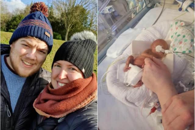 Ash and Julie Humphries fundraise for their daughter Evie