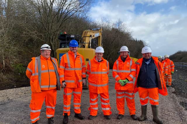 Work is underway to speed up trains across the Pennines between Sheffield and Manchester