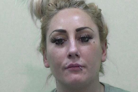 Hetherington, 33, from Sunderland, was jailed for four weeks at South Tyneside Magistrates' Court after she admitted stealing £376 of alcohol on January 15.