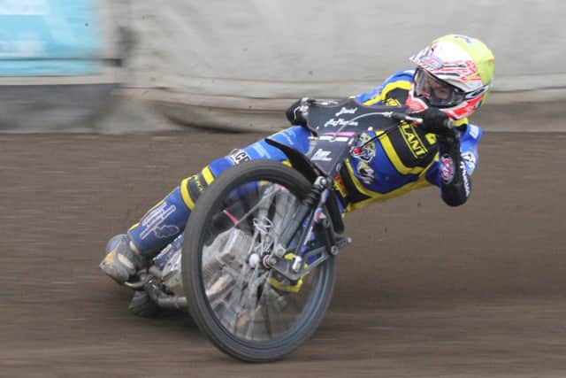 Josh Pickering in action at King's Lynn. Picture: Derek Barclay.