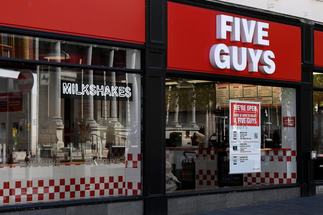 Five Guys has reopened for Click & Collect and delivery. The nearest entrance is the Oasis dining quarter and the nearest car park is the Orange car park.