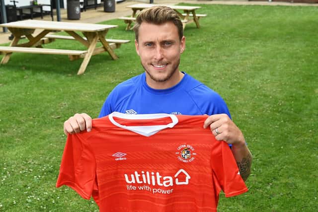 Luke Freeman signed for Luton Town earlier this summer after leaving Sheffield United: Gareth Owen