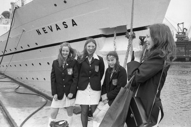 More than 1,000 children from Sunderland schools sailed from the River Wear  on a 12 day educational cruise aboard the liner Nevasa in June 1974. Were you one of them?