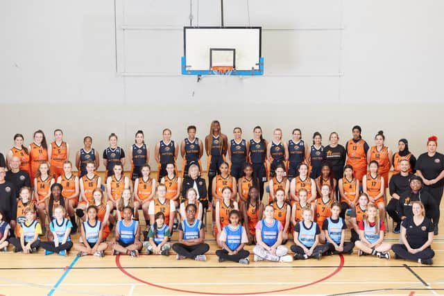 Sheffield Hatters Basketball Club are unbeaten since returning to the WBBL. Photo: Andrew Whitton.
