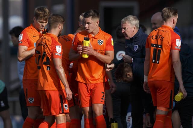 Pompey drew 0-0 with Rochdale today. Pictue: Daniel Chesterton/phcimages.com
