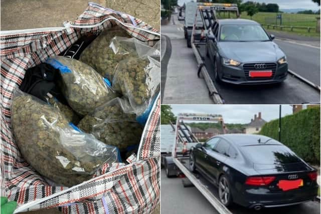 Drugs worth £40,000, weapons and cars were seized in a police operation in Sheffield