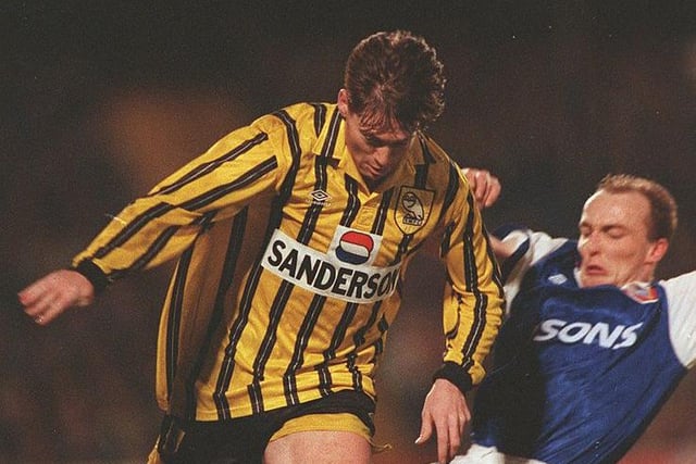 Yellow and black stripes with Waddle 8 on the back? You can't go wrong. I know a lot of people covet this shirt, and it's up there for me as well. Cracking kit, this. (Allsport UK/ALLSPORT)
