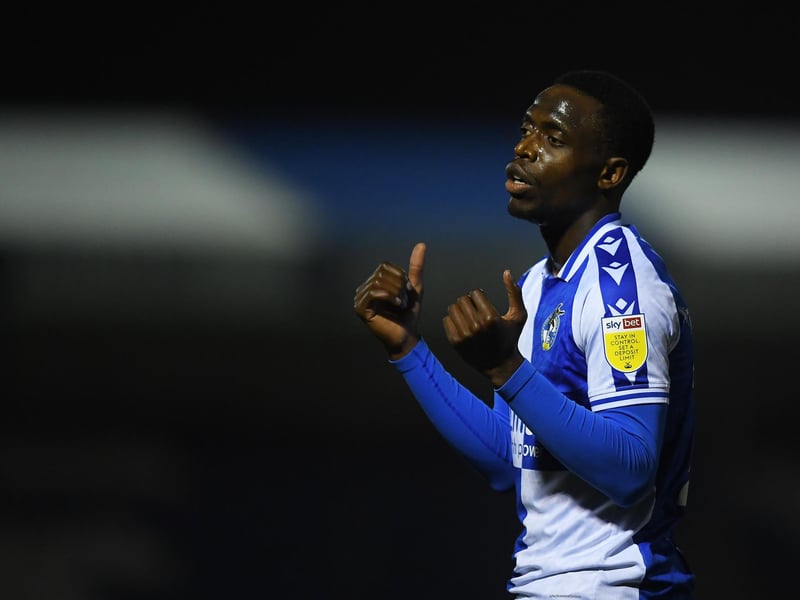 The left-back joins Max Ehmer in swapping Bristol Rovers to Gillingham.
The 25-year-old joins on a free transfer after having his Gas contract terminated.
Tutonda made 22 appearances for Rovers last season after arriving in the summer od 2020 from Barnet.
Picture: Harry Trump/Getty Images