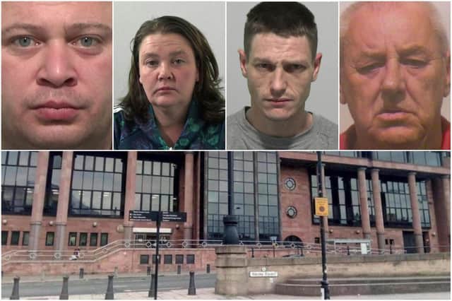 Some of the Sunderland criminals who have been jailed recently at Newcastle Crown Court.