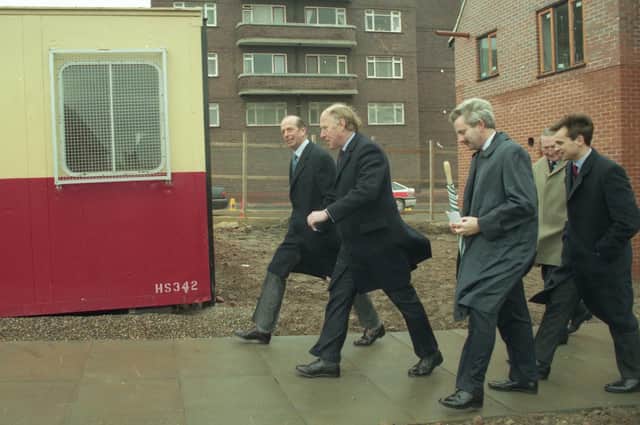 The Duke of Kent was pictured visiting the Garths in 1995. Does this bring back memories?