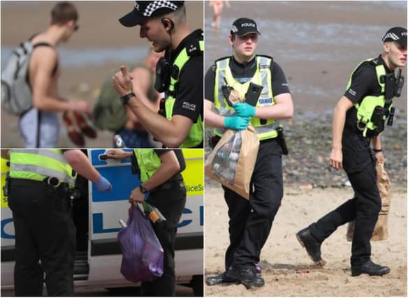 Police called to deal with 'large disturbance' at Portobello beach as Edinburgh swelters in mini-heatwave