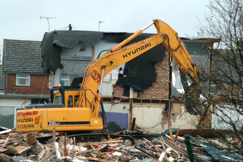 Demolition of Valley Comp in 2008