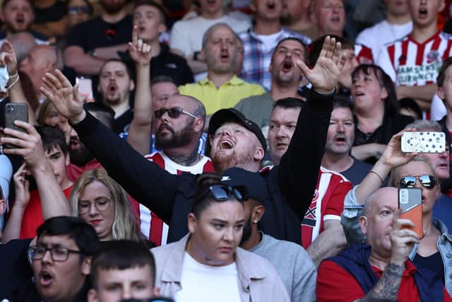 Sheffield United fans will be hoping to be celebrating a promotion at the end of the Championship season: Darren Staples / Sportimage