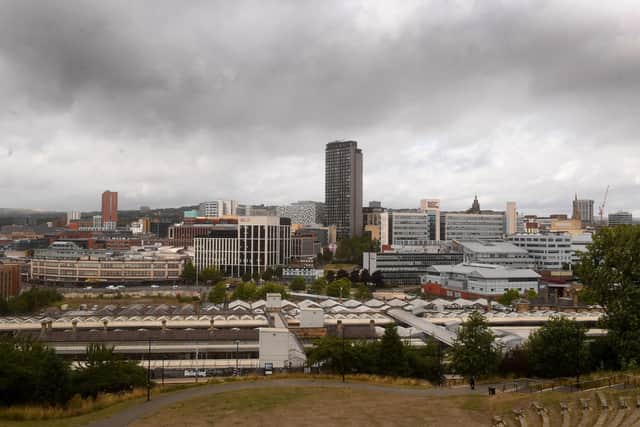 A view of the Sheffield skyline.