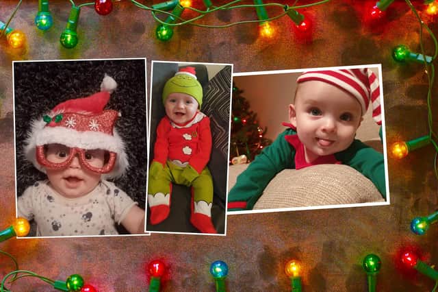 Meet some of the Hartlepool tots enjoying their first festive season.