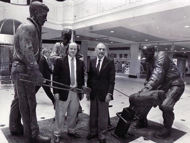Meadowhall's former foundry site remembered
