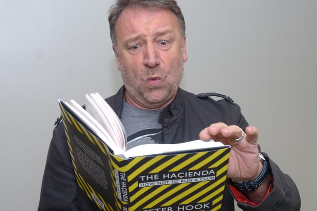 Peter Hook, the former New Order and Joy Division bass player, is pictured at Off the Shelf in 2009 - the book festival is still set to take place in October, while Sheffield's Doc/Fest is planning a series of autumn screenings after its activities in June could not go ahead in their usual format.