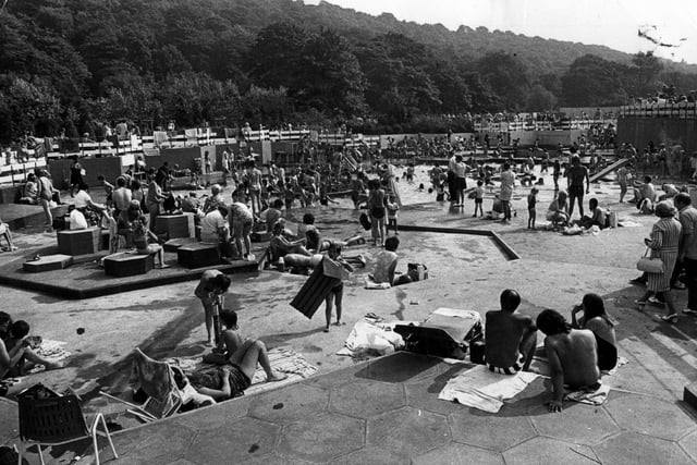 Millhouses Lido at Millhouses Park, Sheffield was once hugely popular on summer days. This may have been in the 1960s or 70s