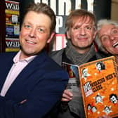Author Neil Anderson (centre) with the Grumbleweeds