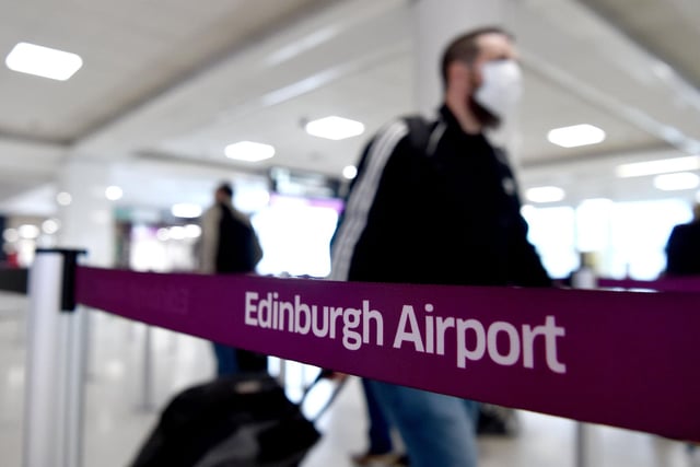 Staff and passengers at Edinburgh airport are encouraged to work together to ensure safety.