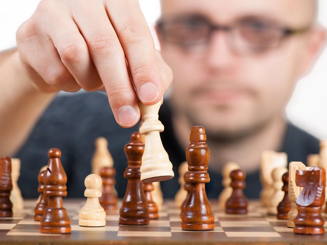 Teach you little genius how to play this game of strategy.