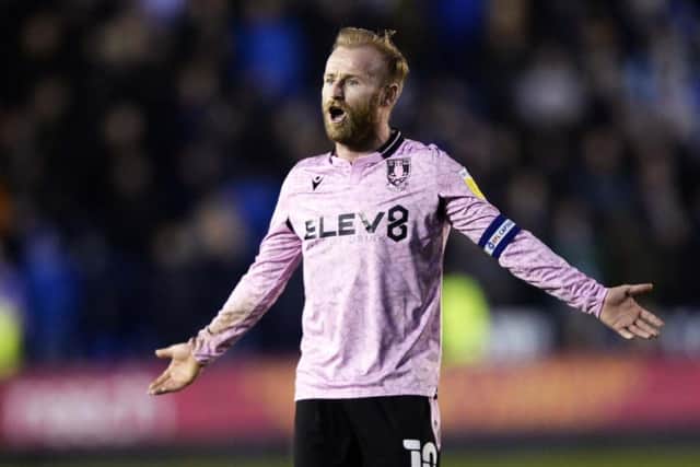Sheffield Wednesday skipper Barry Bannan cut a frustrated figure during their defeat at Shrewsbury Town.