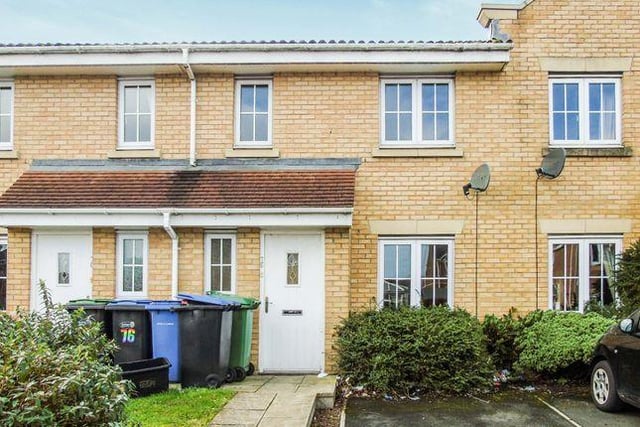 This modern three-bedroom terraced house could be yours for £84,950 with Pattinson/Zoopla.